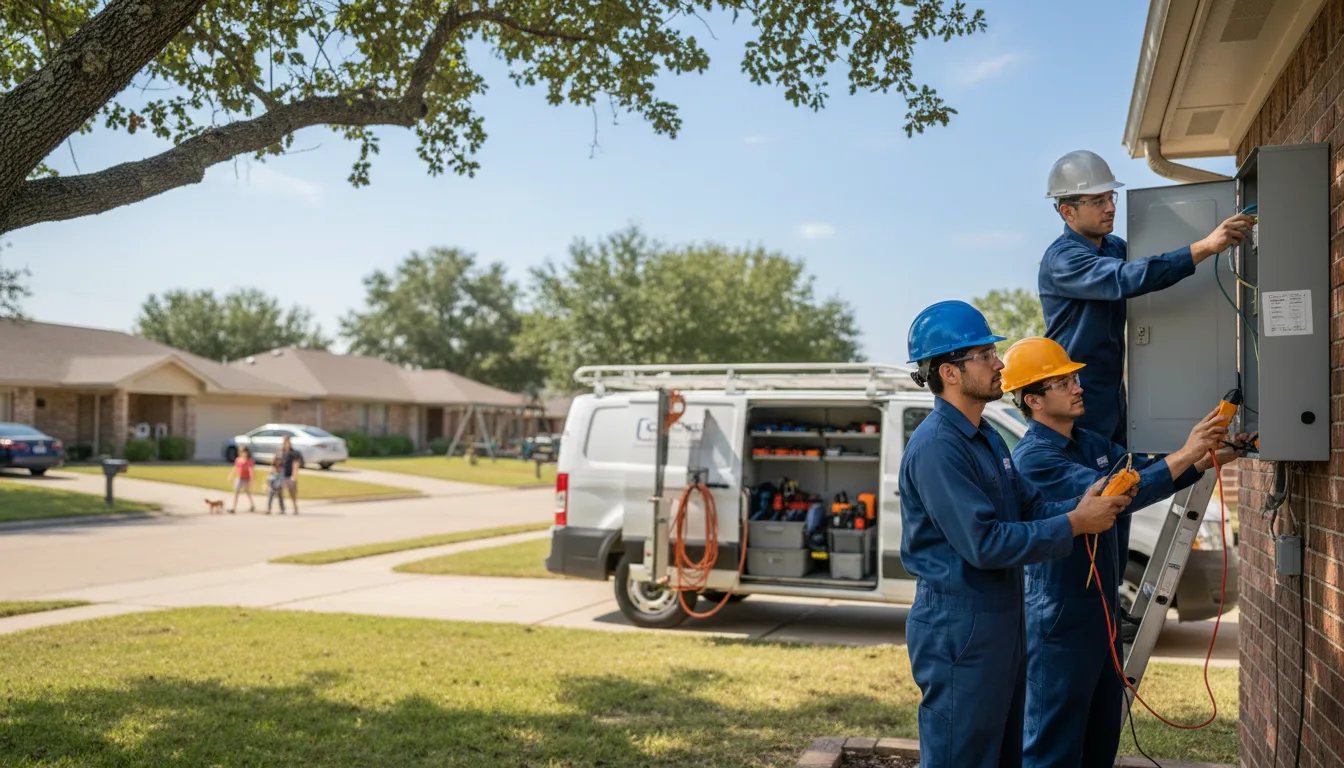 Certified electrician providing emergency electrical services in New Canton, IL